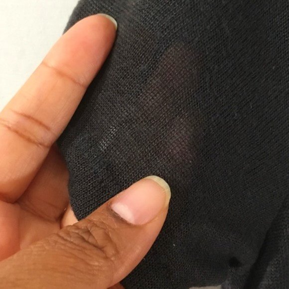 DAYTRIP WISH DO INSPIRATIONAL POINTELLE GRAPHIC TEE CHARCOAL GRAY NEON SIZE M - Picture 6 of 9